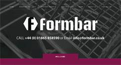 Desktop Screenshot of formbar.co.uk