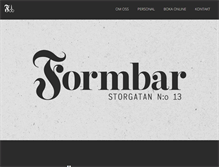 Tablet Screenshot of formbar.com
